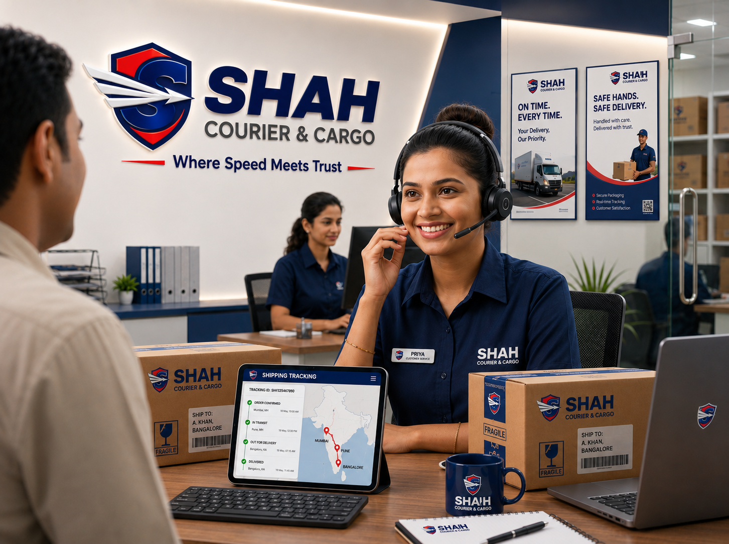 Shah Courier Customer Support