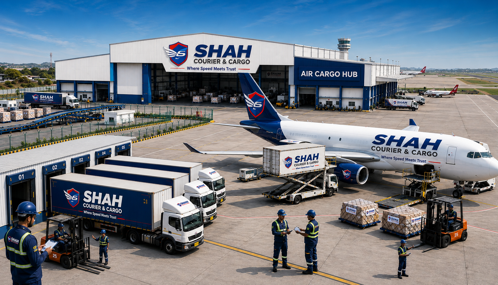 Shah Courier and Cargo Pan-India Air & Surface Hub