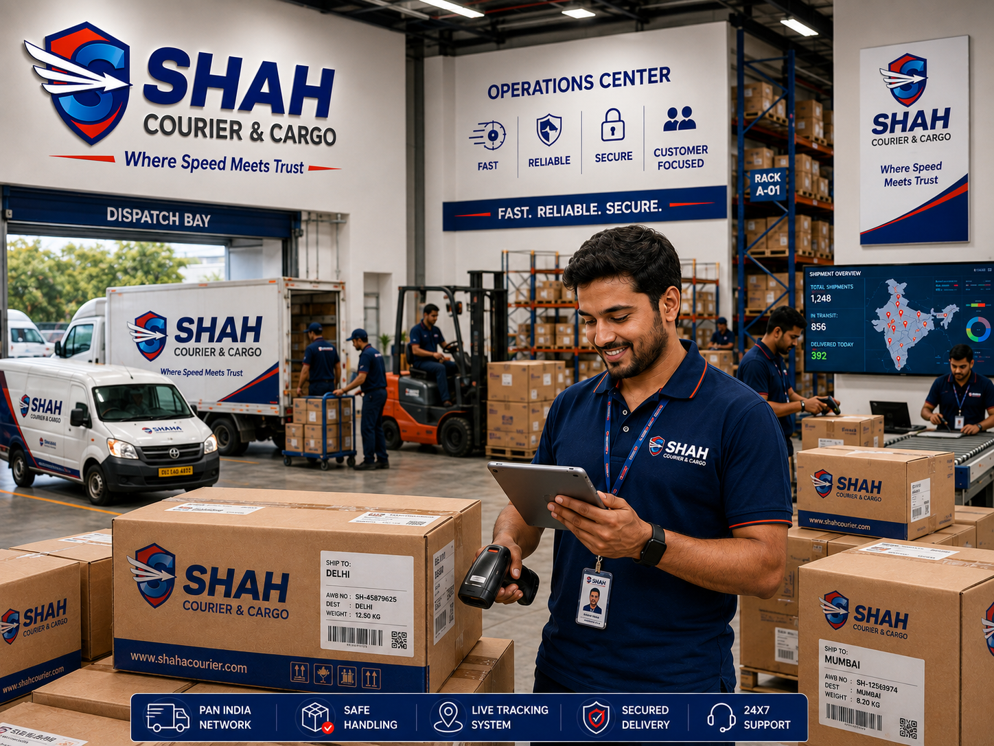 Shah Courier Operations Center